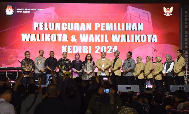 Peluncuran Pemilihan Wali Kota dan Wakil Wali Kota Digelar KPU Kota&nbsp;Kediri