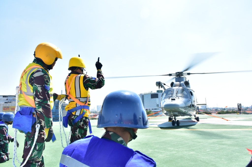 Dukung Latfungsikes 2024, Heli Panther Puspenerbal Simulasi EMU di Tiga&nbsp;Tempat