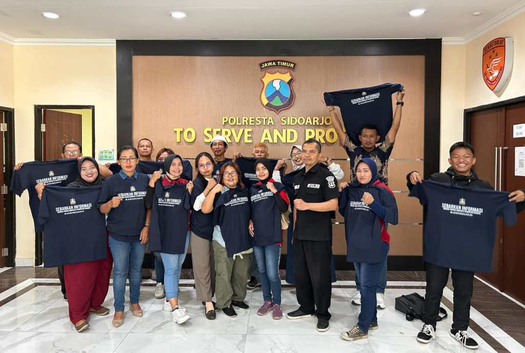 Polresta Sidoarjo Apresiasi Sinergi bersama&nbsp;Netizen