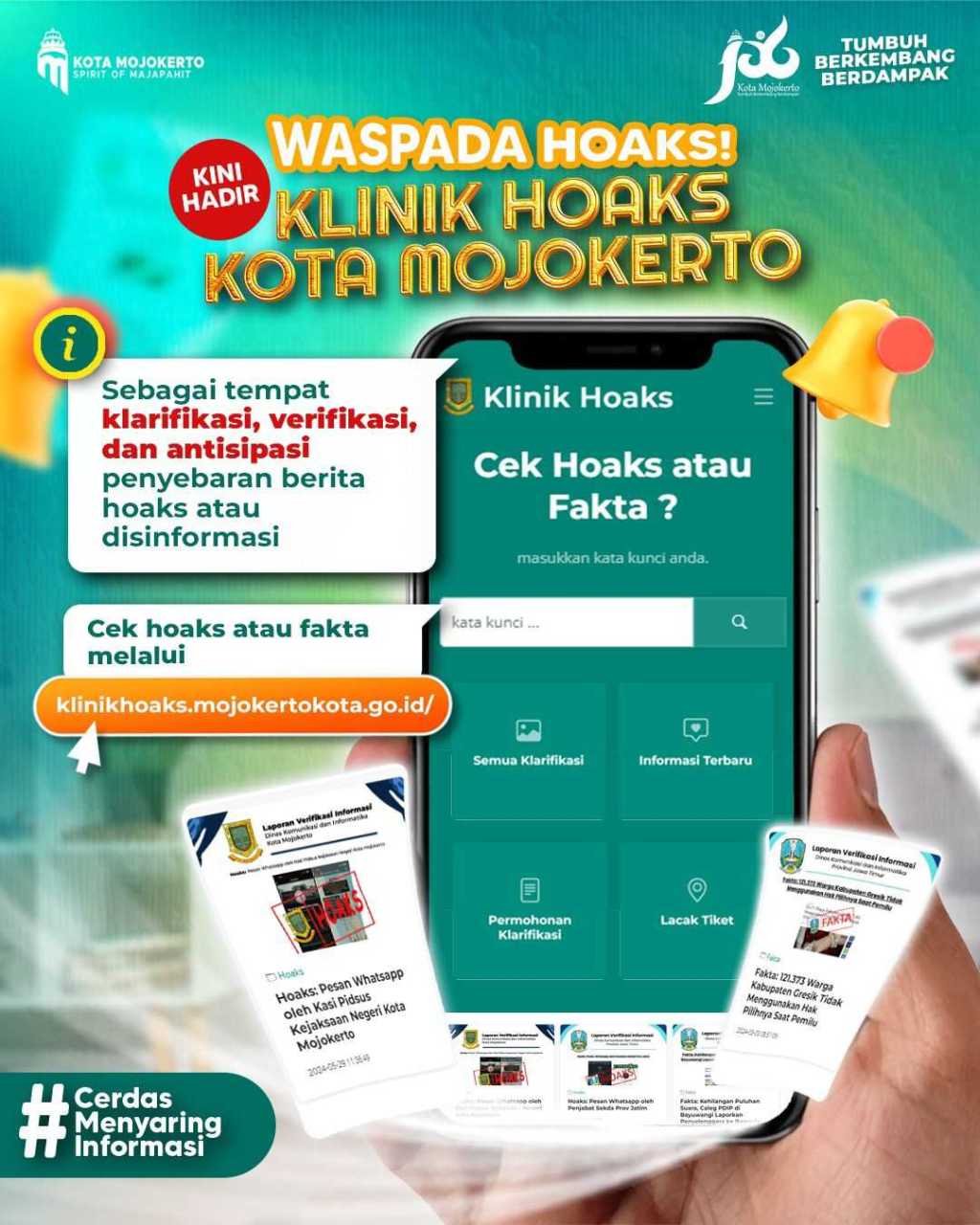 Jelang Pilkada, Pj. Wali Kota Mojokerto Ajak Masyarakat Manfaatkan Klinik&nbsp;Hoaks