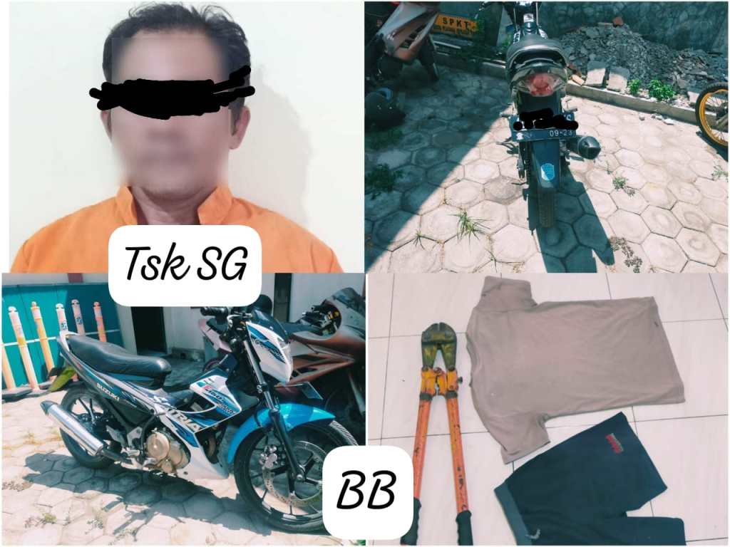 Polres Nganjuk Amankan Pelaku Pencurian Besi Beton Milik PT Ometraco Arya&nbsp;Samanta