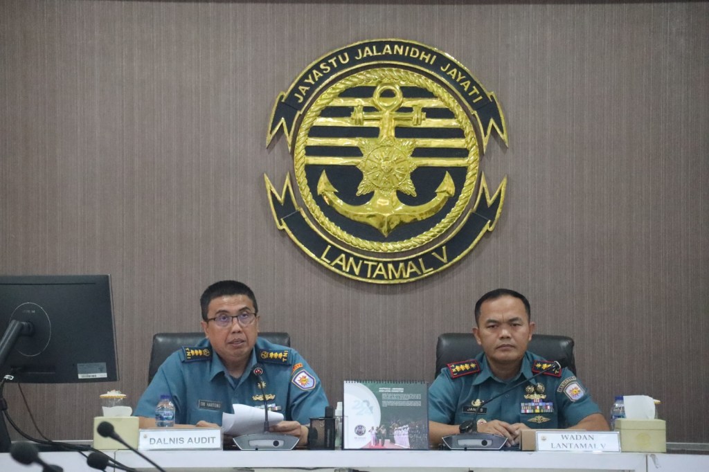 Lantamal V Terima Tim Audit Kinerja Inspektorat Koarmada&nbsp;II