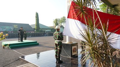Kasrem 084/Bhaskara Jaya Pimpin Upacara Peringatan HUT Ke-79 Kemerdekaan Republik&nbsp;Indonesia
