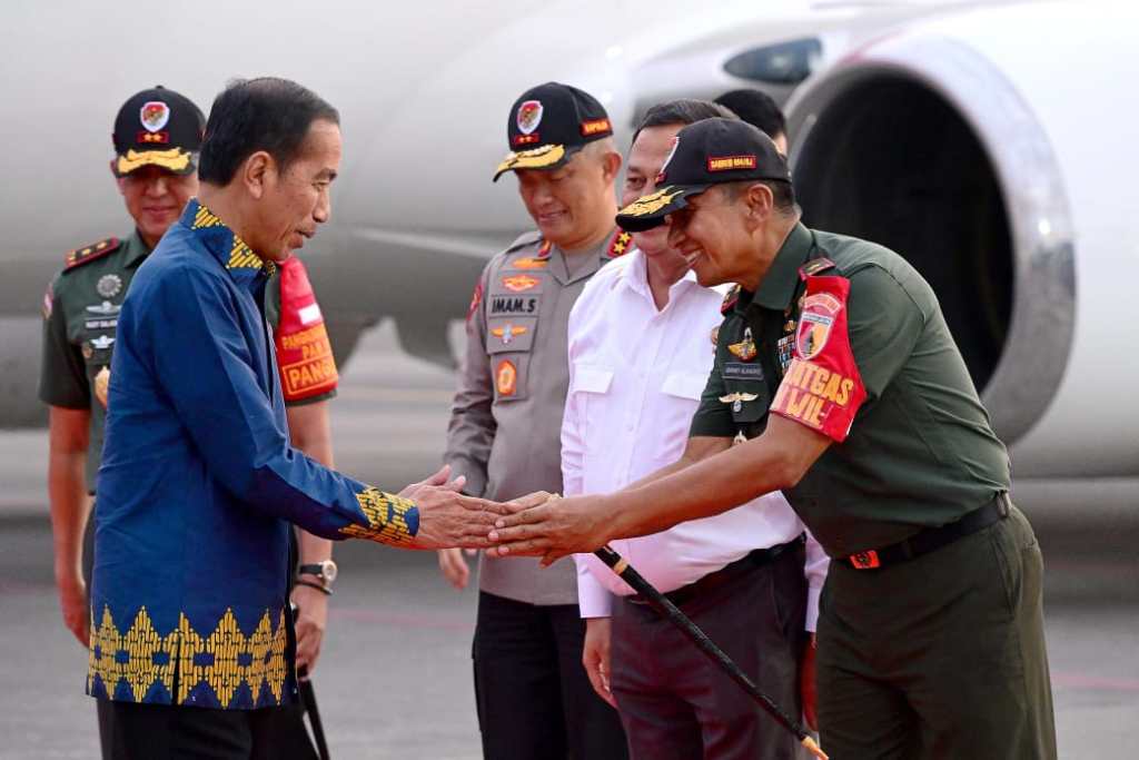 Operasi Pengamanan VVIP Berjalan Sukses, Satgas Pamwil Korem 084/Bhaskara Jaya Amankan Kunjungan Presiden&nbsp;RI
