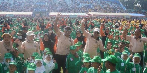 5.821 Murid PAUD Dan TK Se-Kota Malang Meriahkan Gebyar Kreasi Anak Dan&nbsp;Guru