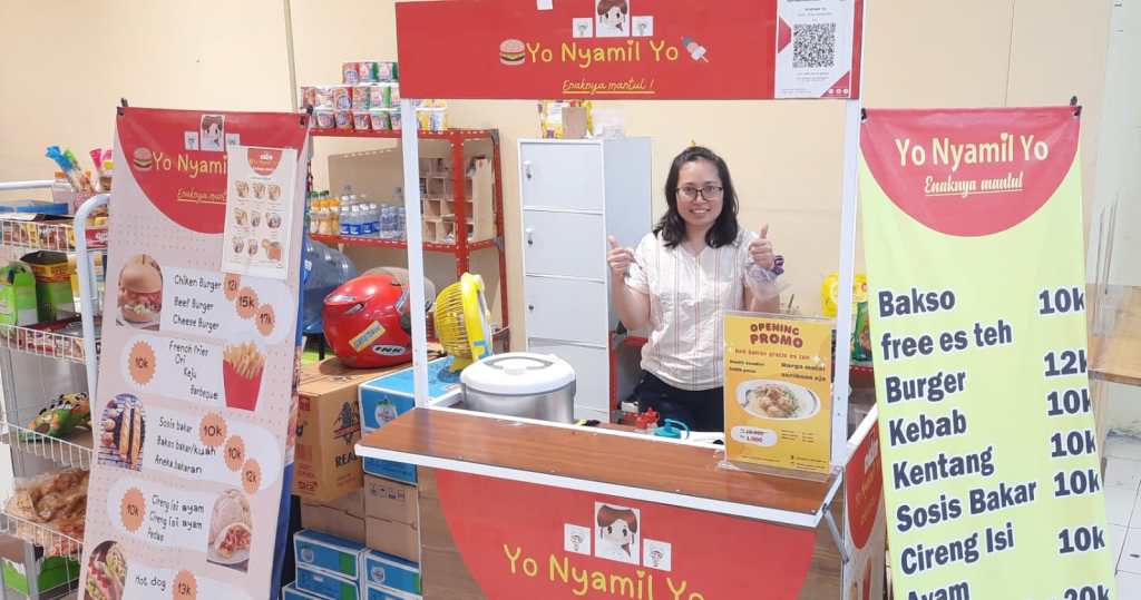 UMKM FKBN Kediri Raya : Yo Nyamil Yo, Enaknya Mantul, Tenant Mini Warung Sederhana, Murmer Di Lantai Tiga&nbsp;Ramayana